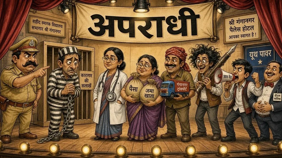 जोरा क्रिएशन्स के नाटक ‘अपराधी’ मंचन 13 सितंबर को नोजगे पब्लिक स्कूल में किया जाएगा