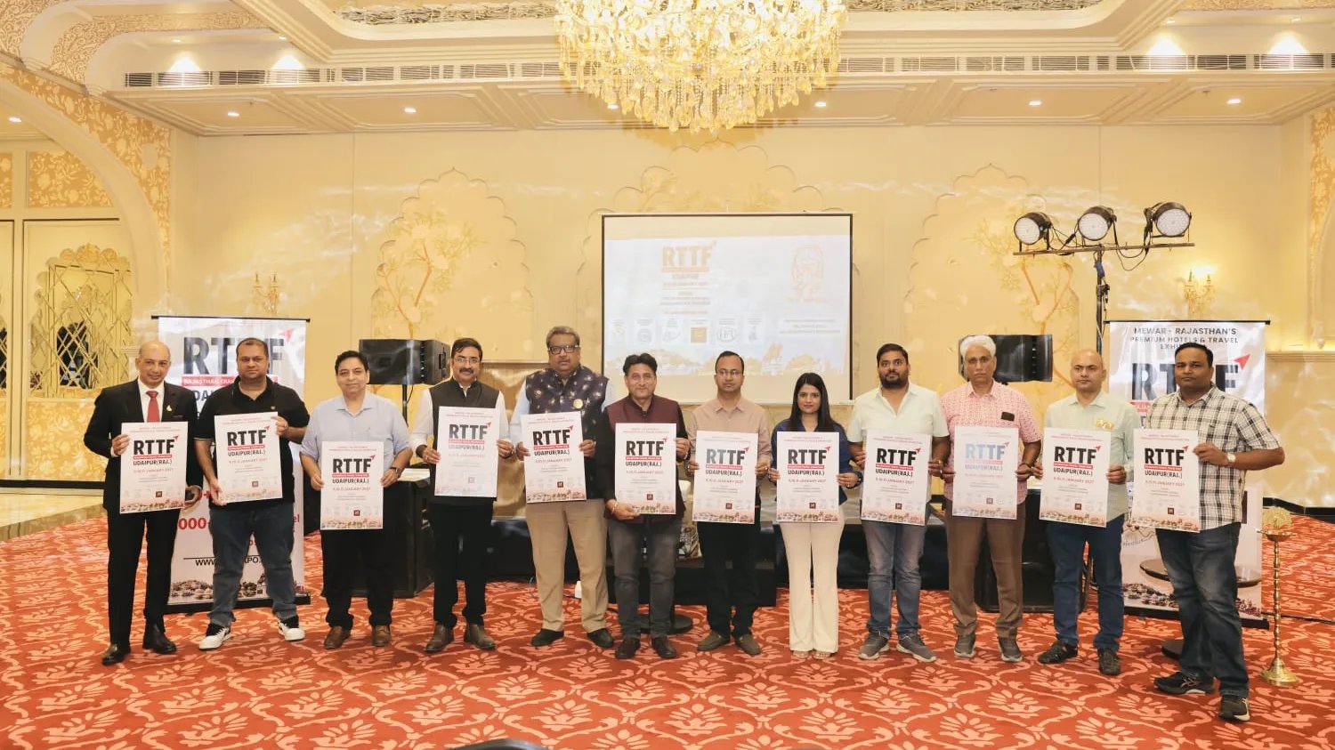 RTTF UDAIPUR ROADSHOW 2027 का उदयपुर में सफल आयोजन, पोस्टर का हुआ भव्य विमोचन