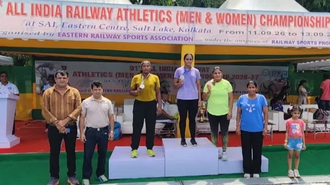 91वीं अखिल भारतीय अंतर रेलवे एथलेटिक्स चैंपियनशिप (पुरूष एवं महिला वर्ग) में उत्तर पश्चिम रेलवे के खिलाड़ियों का शानदार प्रदर्शन
