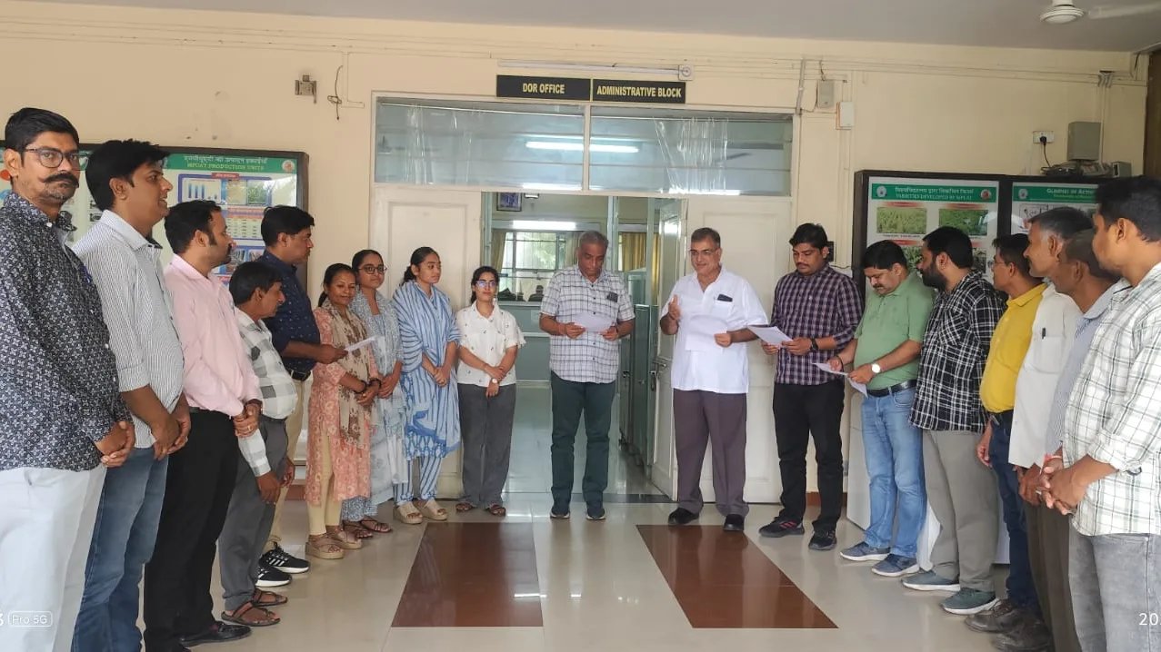 Pledge Programme Held at MPUAT Research Directorate Under Drug De-Addiction Campaign