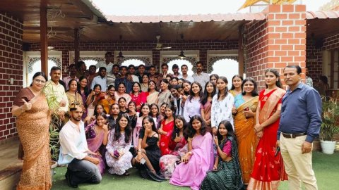 विद्यापीठ - फ्रेशर पार्टी ‘क्षितिज 2026’ का हुआ आयोजन