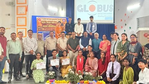 गणगौर घाट पर गूंजी दिवेर विजय की गाथा  —शौर्यपूर्ण नुक्कड़ नाटक का भव्य मंचन