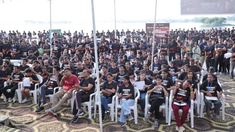 स्वास्थ्य व पर्यावरण संरक्षण का संदेश लेकर 900 लोगों ने लगाई वॉक बाय द लेक में 6 किमी. की दौड़
