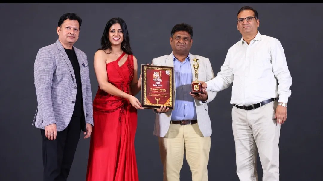 दर्द से राहत की दिशा में उल्लेखनीय योगदान, डॉ. गौरव पईवाल को मिला ‘बिग इम्पैक्ट अवॉर्ड’