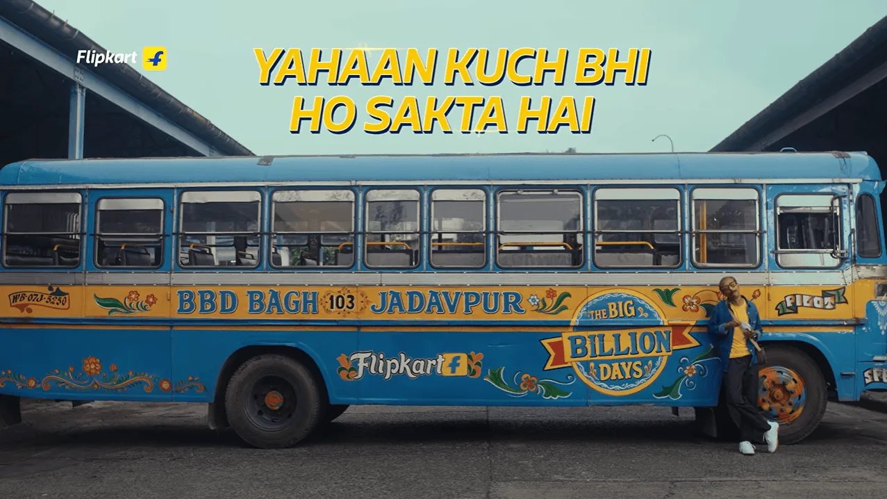बीबीडी मतलब अब सिर्फ बस स्टॉप नहीं, बल्कि बिग बिलियन डेज! कोलकाता की सड़कों पर फ्लिपकार्ट का अनोखा अंदाज