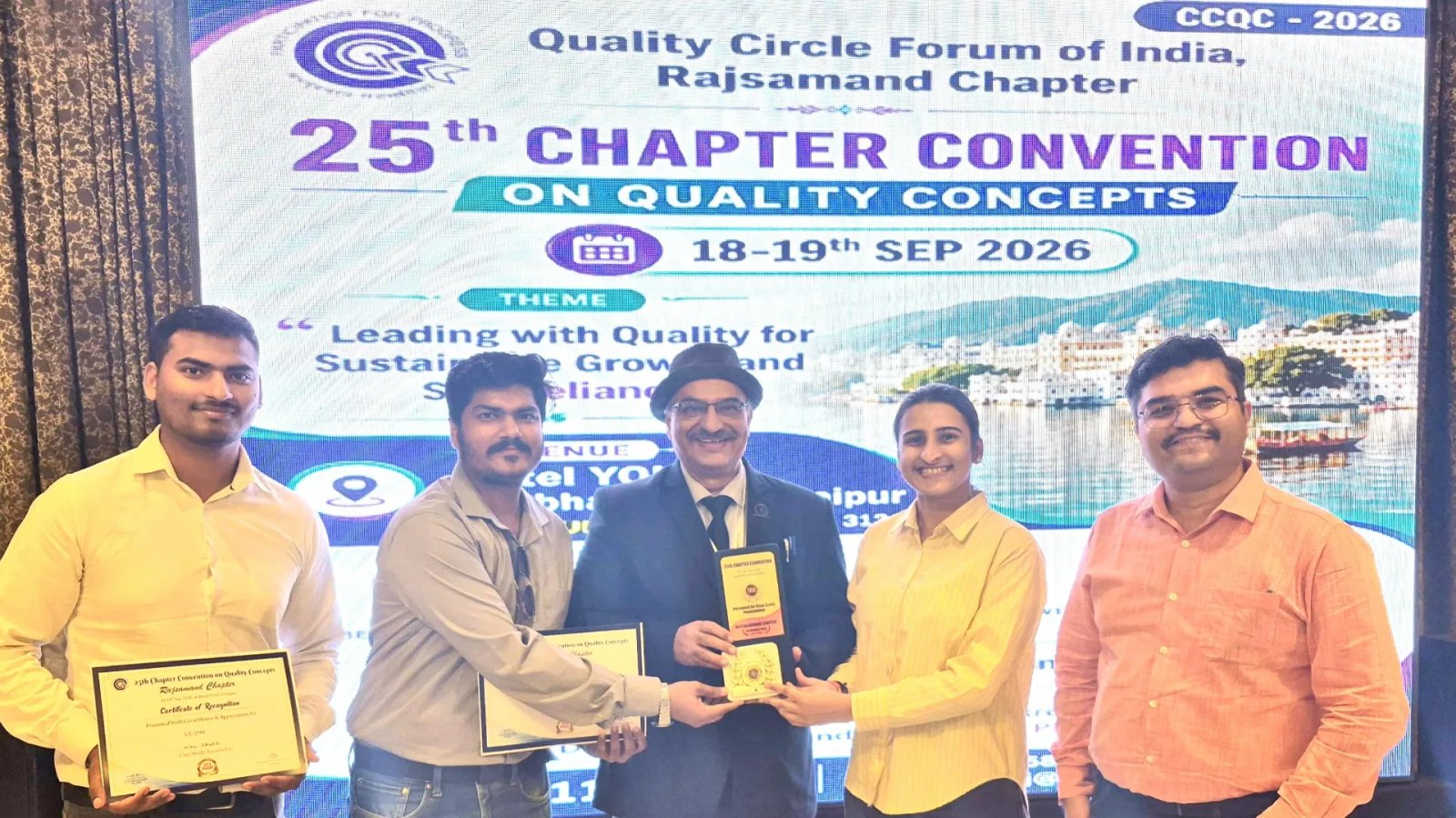 हिंदुस्तान जिंक ने सीसीक्यूसी 2026 में 50 स्वर्ण पुरस्कार जीतकर गुणवत्ता उत्कृष्टता का प्रदर्शन किया