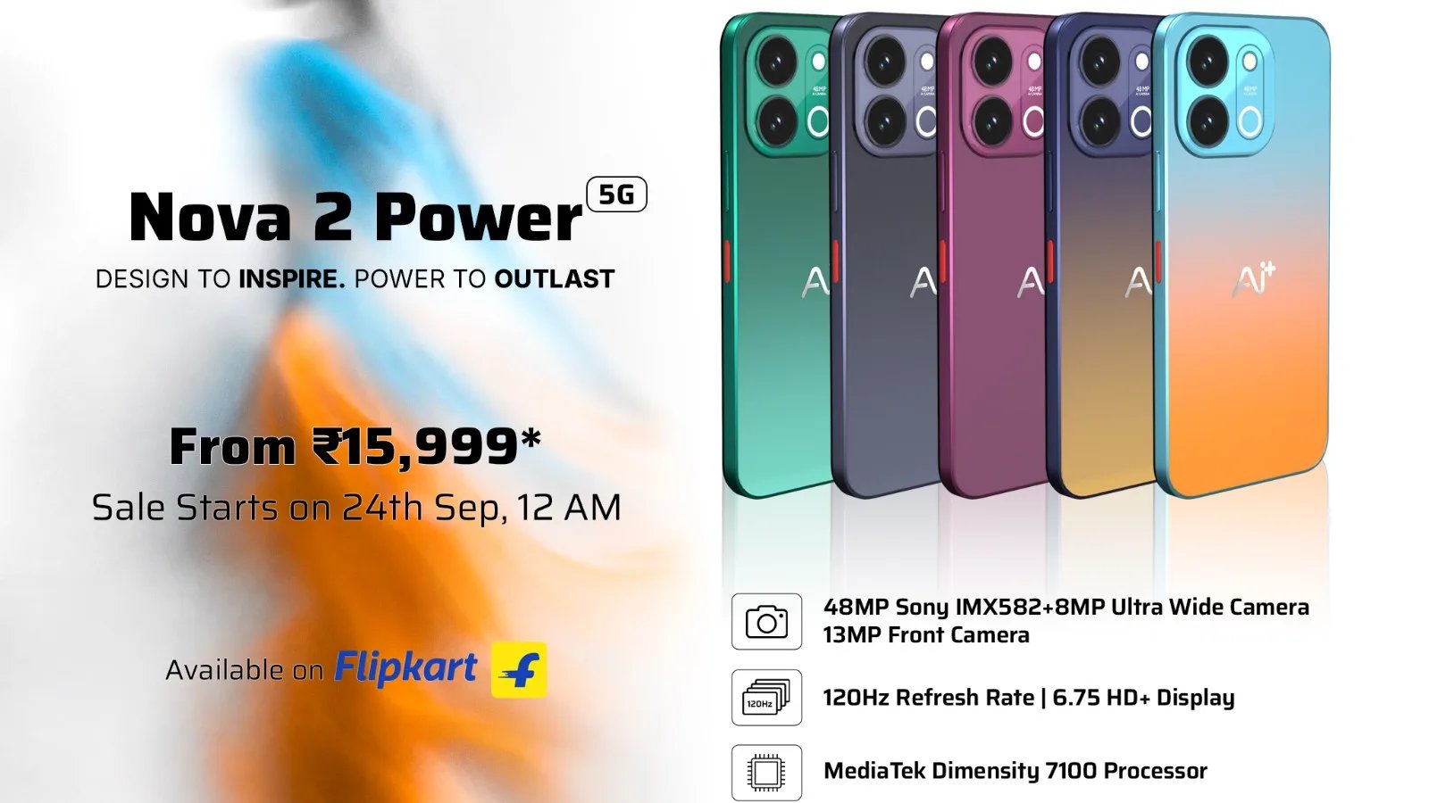 Step into the Future: Ai+ Nova 2 Power Combines High Performance with Eye-Catching Design!
