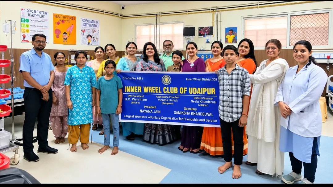 Inner Wheel Club Udaipur Divas Steps Forward to Support Sickle Cell Patients