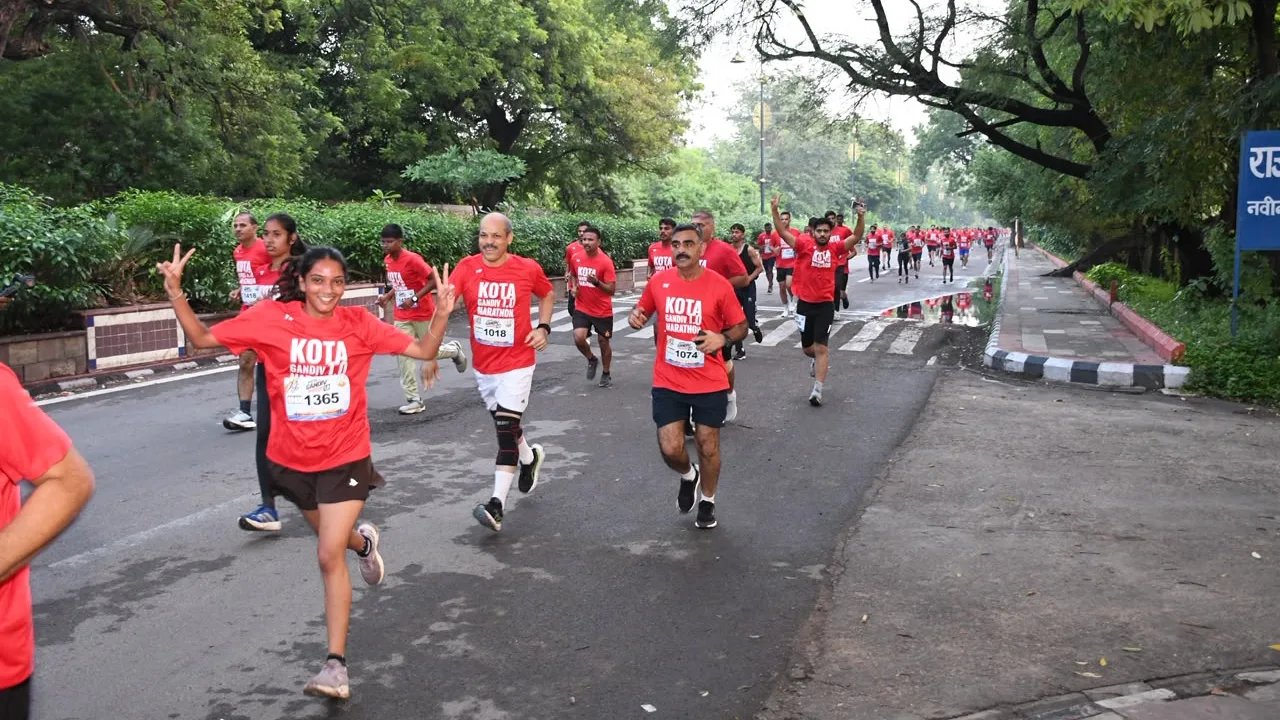 KOTA MILITARY STATION ORGANISES KOTA GANDIV MARATHON 1.0 AS PART OF GANDIV GOLDEN JUBILEE CELEBRATIONS