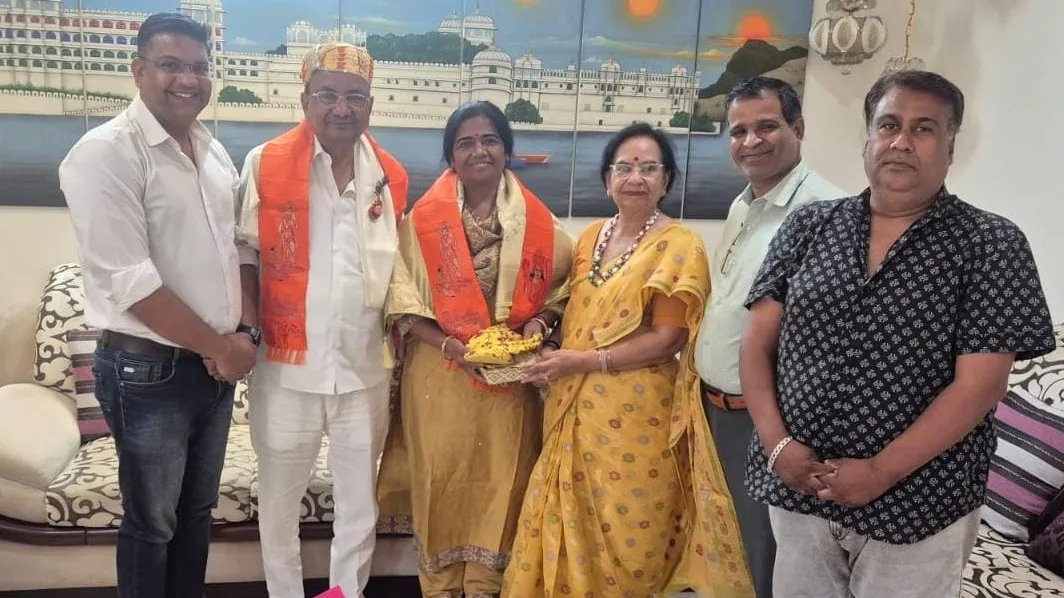 नव निर्वाचित सभापति सुशीला गुप्ता का उदयपुर में अभिनन्दन