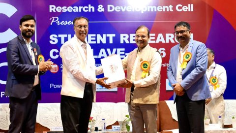 सेज यूनिवर्सिटी इंदौर में स्टूडेंट्स रिसर्च कॉन्क्लेव 2026 का सफल आयोजन