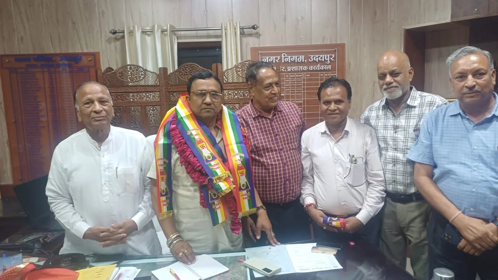 महावीर जैन जागृति परिषद ने नवनिर्वाचित महापौर पारस सिंघवी का किया अभिनंदन’