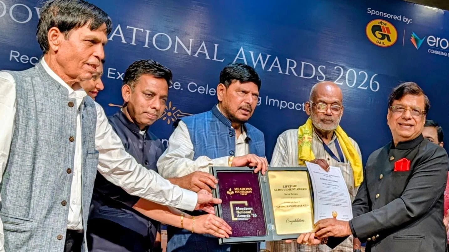 सामाजिक सेवा के क्षेत्र में योगदान के लिए सीए डॉ. रामावतार किला को मिला मीडोज लाइफटाइम अचीवमेंट अवॉर्ड