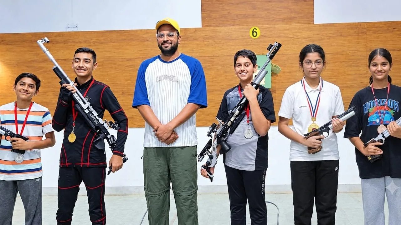 उदयपुर शूटिंग क्लब के निशानेबाजों ने जीते 6 पदक