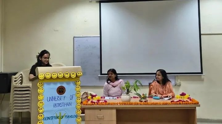 राजस्थान विश्वविद्यालय के मनोविज्ञान विभाग में गांधी जयंती एवं लाल बहादुर शास्त्री जयंती समारोह आयोजित