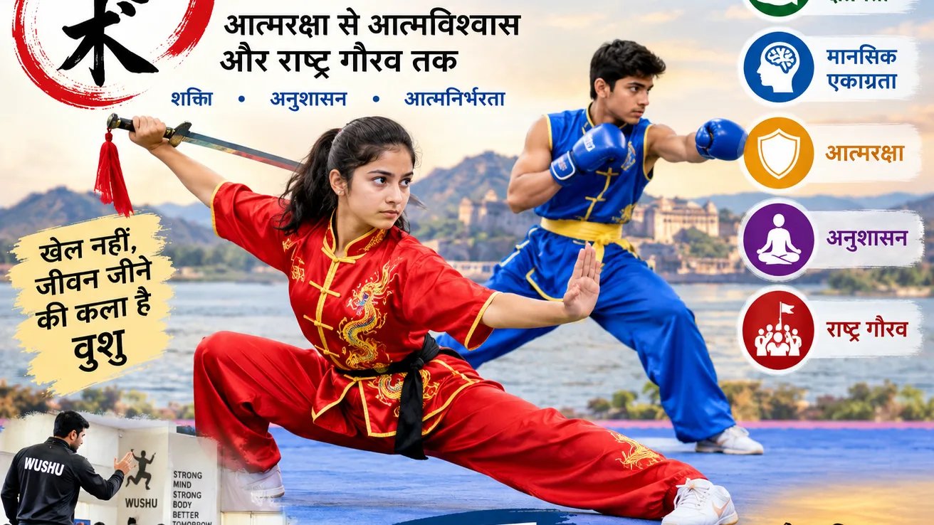 वुशु: आत्मरक्षा से आत्मविश्वास और राष्ट्र गौरव तक