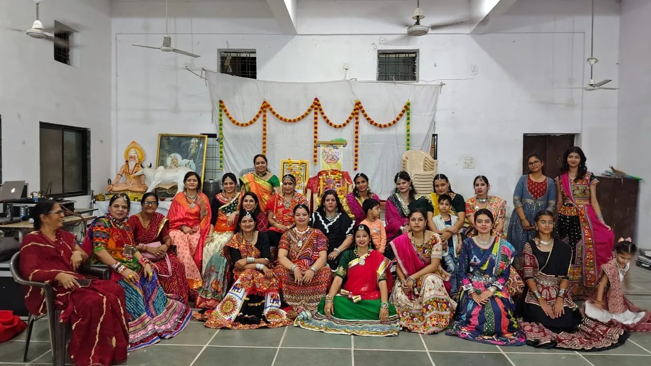 महर्षि ऋषि सेवा संस्थान में दधिमती माता का मंगल पाठ एवं गरबा महोत्सव का आयोजन