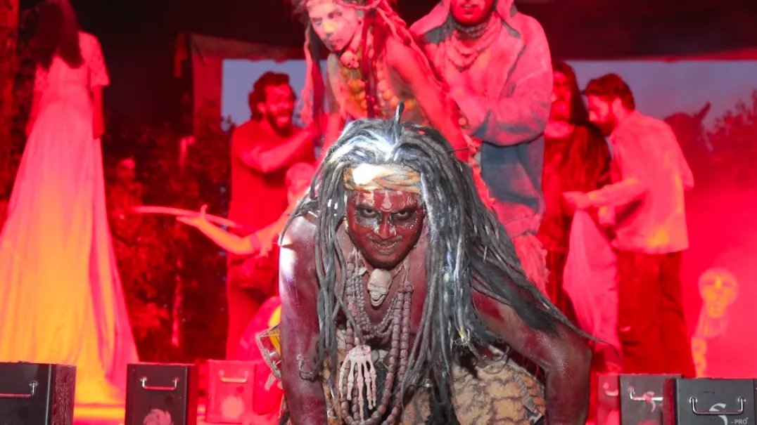 प्लैटिनम पार्क हाईटेक रामलीला का तड़का वध दृश्य बना हॉरर नाइट