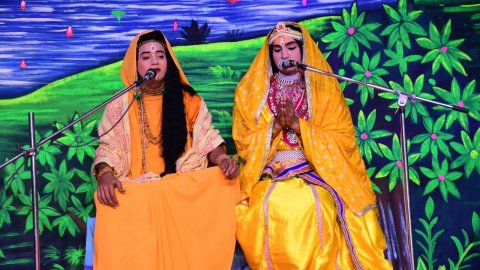 श्रीराम-जटायु मिलन और सीता हरण के विदारक प्रसंग से भावुक हुआ रामलीला प्रांगण