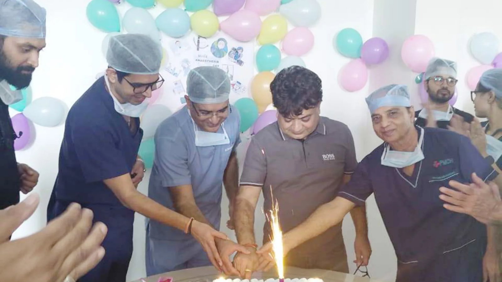पीएमसीएच में मनाया विश्व एनेस्थीसिया दिवस