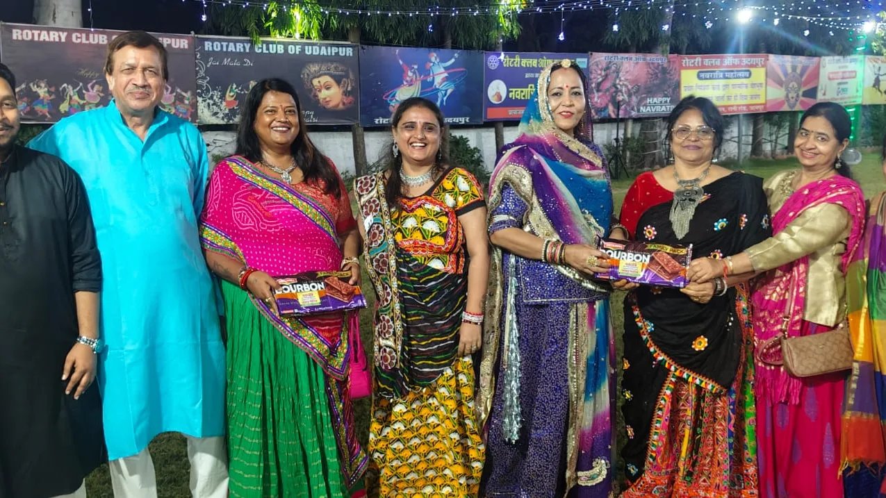 रोटरी बजाज भवन में गरबा-डांडिया की धूम, पहले दिन 700 से अधिक लोगों ने जमाया रंग