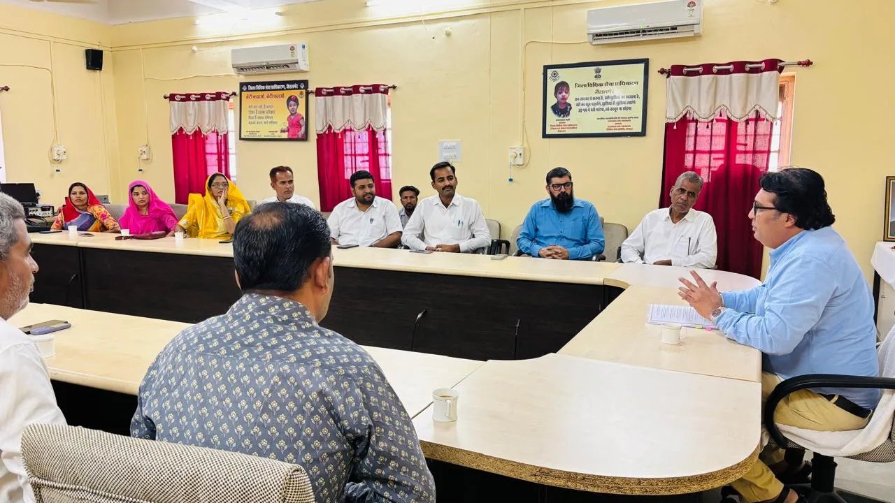 सुरक्षित बचपन अभियान के संबंध में आयोजित हुई बैठक