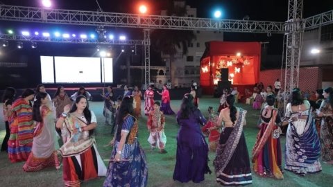 केसरी ग्रुप प्रेमनगर का गरबा एवं डांडिया उत्सव आयोजित