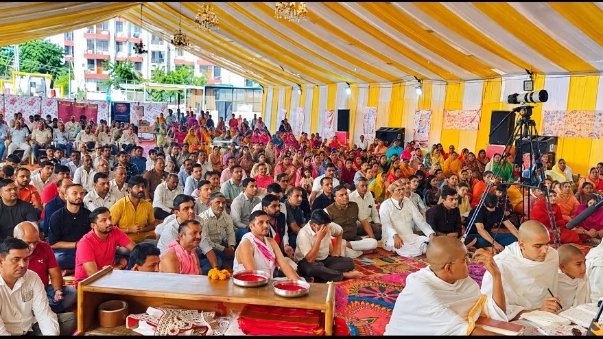 धर्मसभा से मिलता है संस्कारों का बल, चारित्र निर्माण और पुण्य लाभःमुनि आदित्य सागर