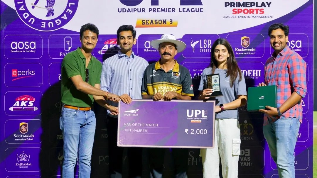 उदयपुर प्रीमियर लीग में रोमांच की हैट्रिक, गणगौर वारियर्स, पैलेस नाइट्स और प्रताप वारियर्स ने मारी बाजी