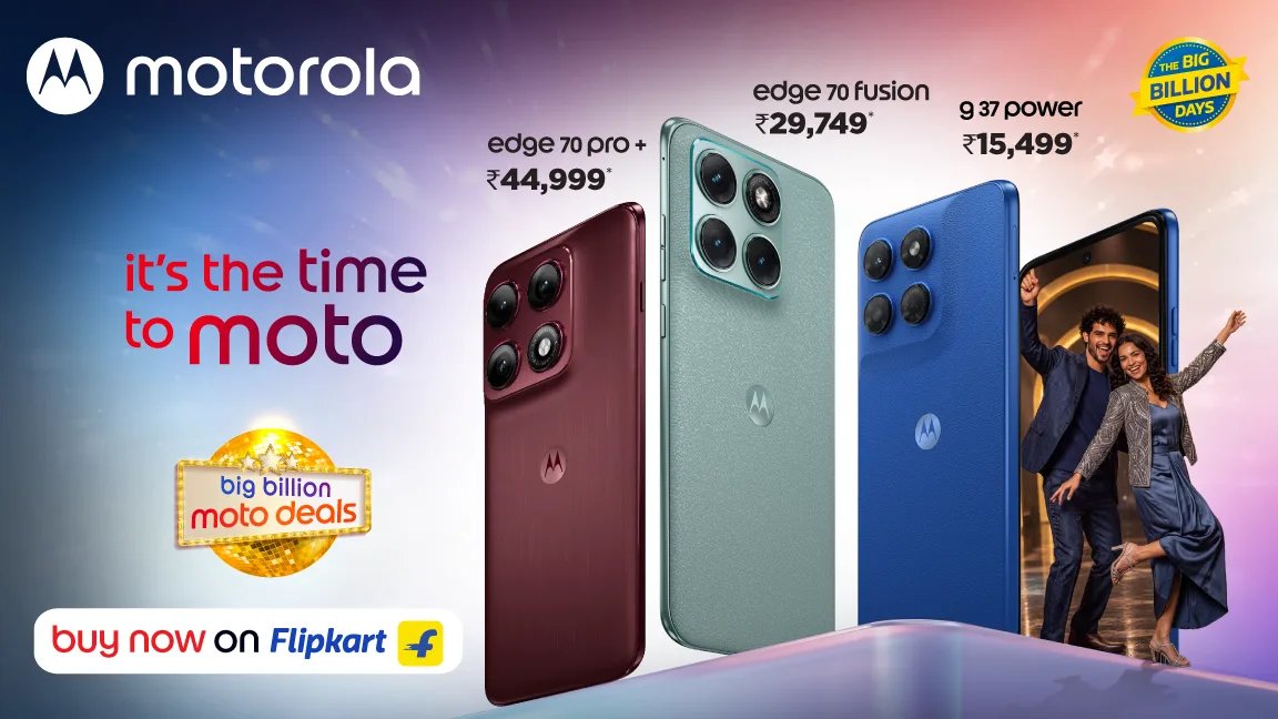 Motorola Announces Wave 2 of #BigBillionMotoDeals on Flipkart Big Billion Days