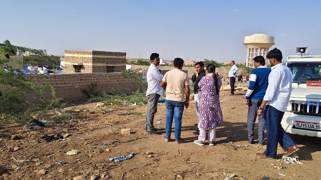 दीपावली पर्व को मदेनजर रखते हुए नगरपरिषद द्वारा लिया गया सफाई व्यवस्था का जायजा