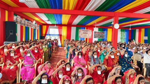 उपाध्याय पुष्कर मुनि जी के 117वें जन्मोत्सव पर भव्य भंडाराःसंतों के सान्निध्य में 1100 से अधिक लोगों ने ग्रहण की महाप्रसादी, समरसता का दिया संदेश