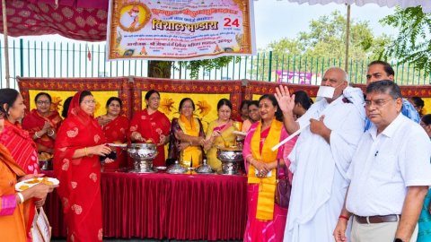 उपाध्याय पुष्कर मुनि जी के 117वें जन्मोत्सव पर भव्य भंडाराःसंतों के सान्निध्य में 1100 से अधिक लोगों ने ग्रहण की महाप्रसादी, समरसता का दिया संदेश