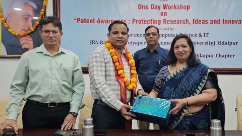 पेटेंट का दायरा व्यापक, हर क्षेत्र में आइडिया की सुरक्षा जरूरी - कुलपति प्रो. मांडोत