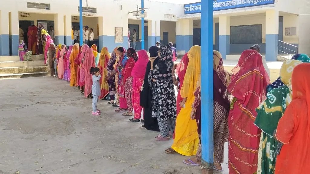 गांव की सरकार चुनने उमड़ा मतदाताओं का उत्साह