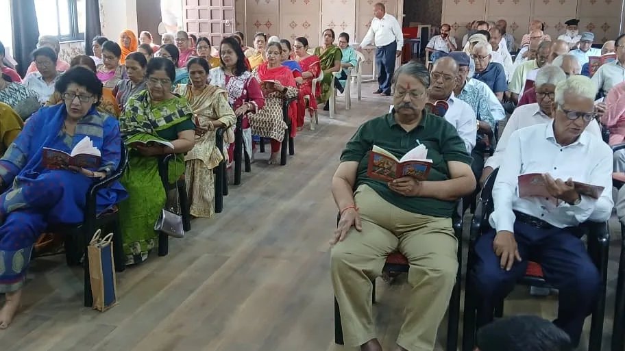 मुस्कान क्लब में संगीतमय सुंदर कांड का आयोजन