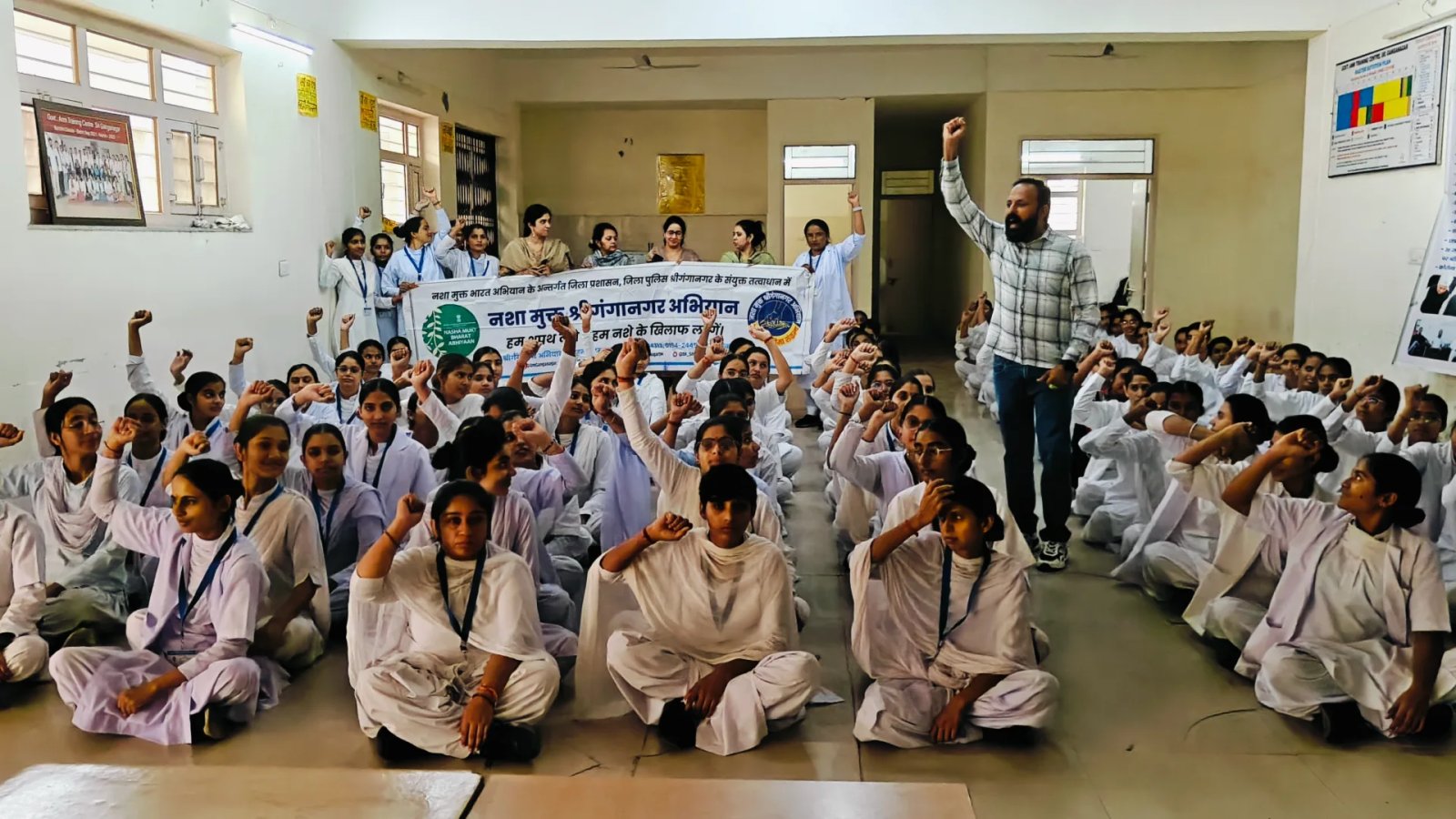 राजकीय गर्ल्स नर्सिंग कॉलेज में नशा मुक्ति जागरूकता कार्यशाला आयोजित