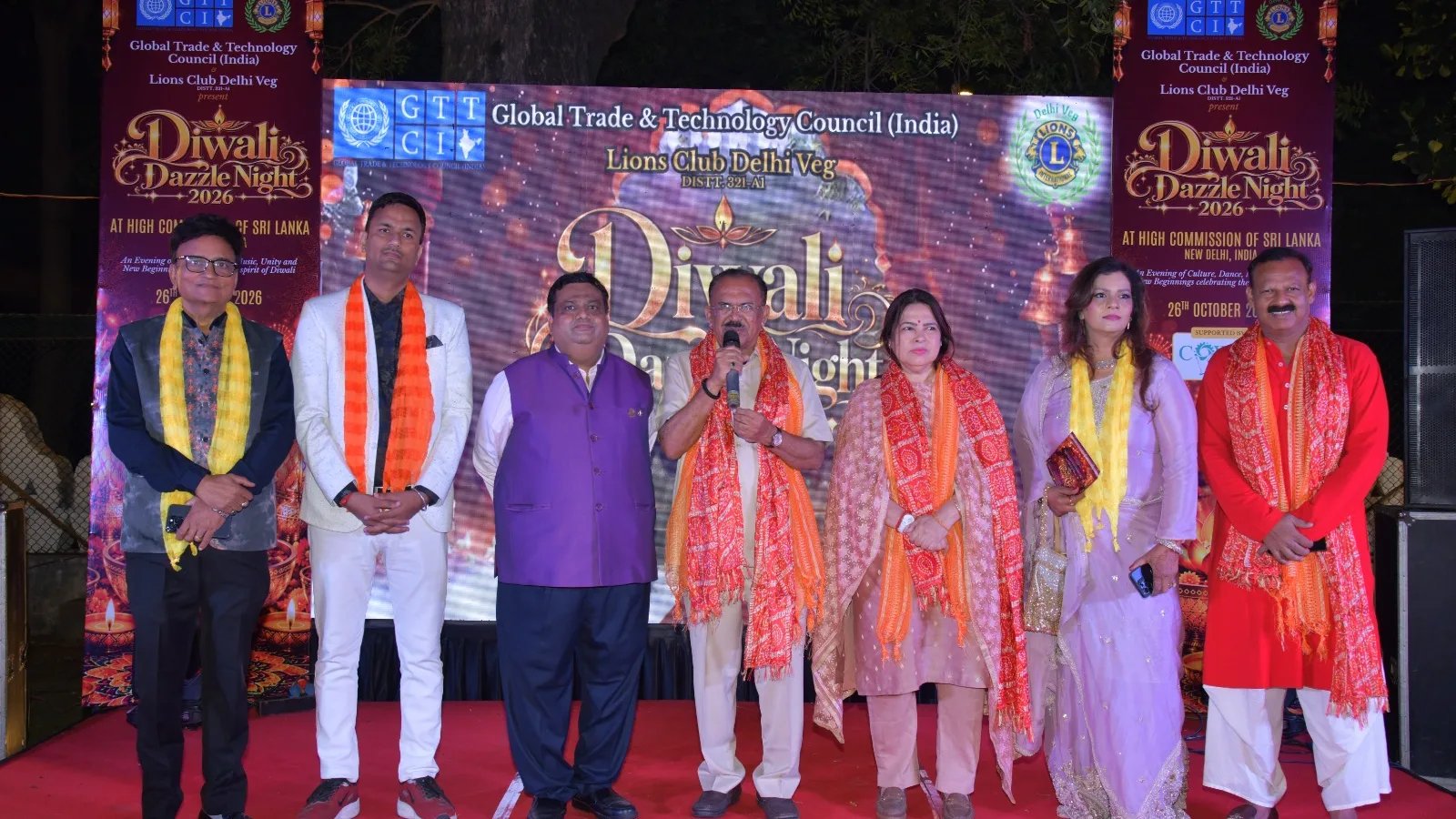 दिल्ली में श्रीलंका उच्चायोग में जीटीटीसी तथा लायंस क्लब दिल्ली वेज द्वारा आयोजित दिवाली मिलन समारोह में शामिल हुए राजस्थान के विधानसभा अध्यक्ष वासुदेव देवनानी