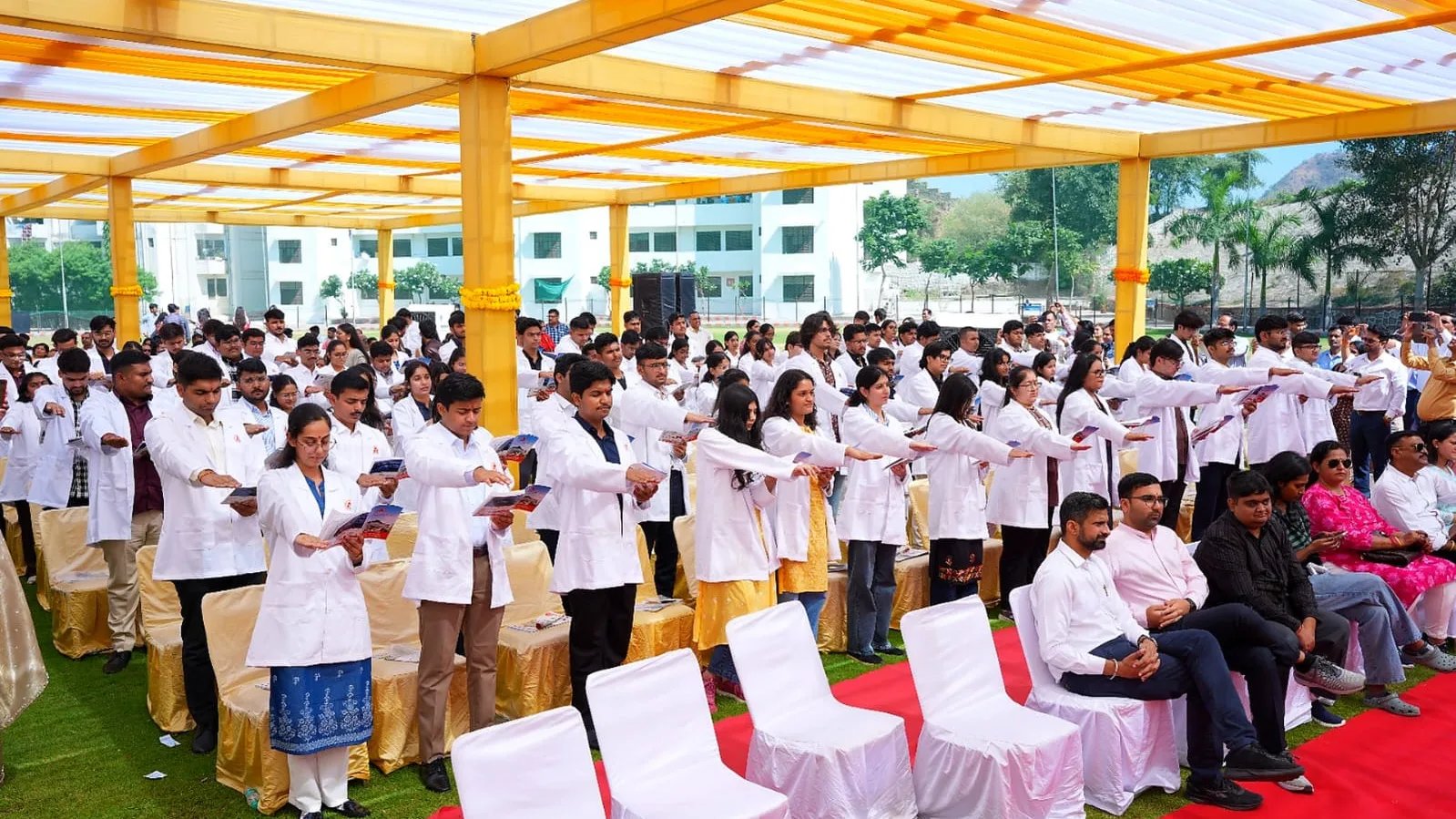Ananta Medical College Holds White Coat Ceremony for 2026-27 Batch